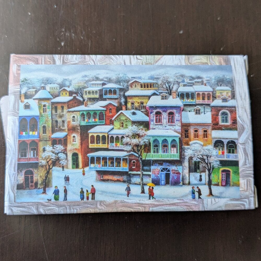 NEW Magnolia "Snow in Old Tbilisi" 99 pieces micro puzzle